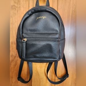 KENDALL & KYLIE Black Leather Backpack. Only used once. Limited Edition